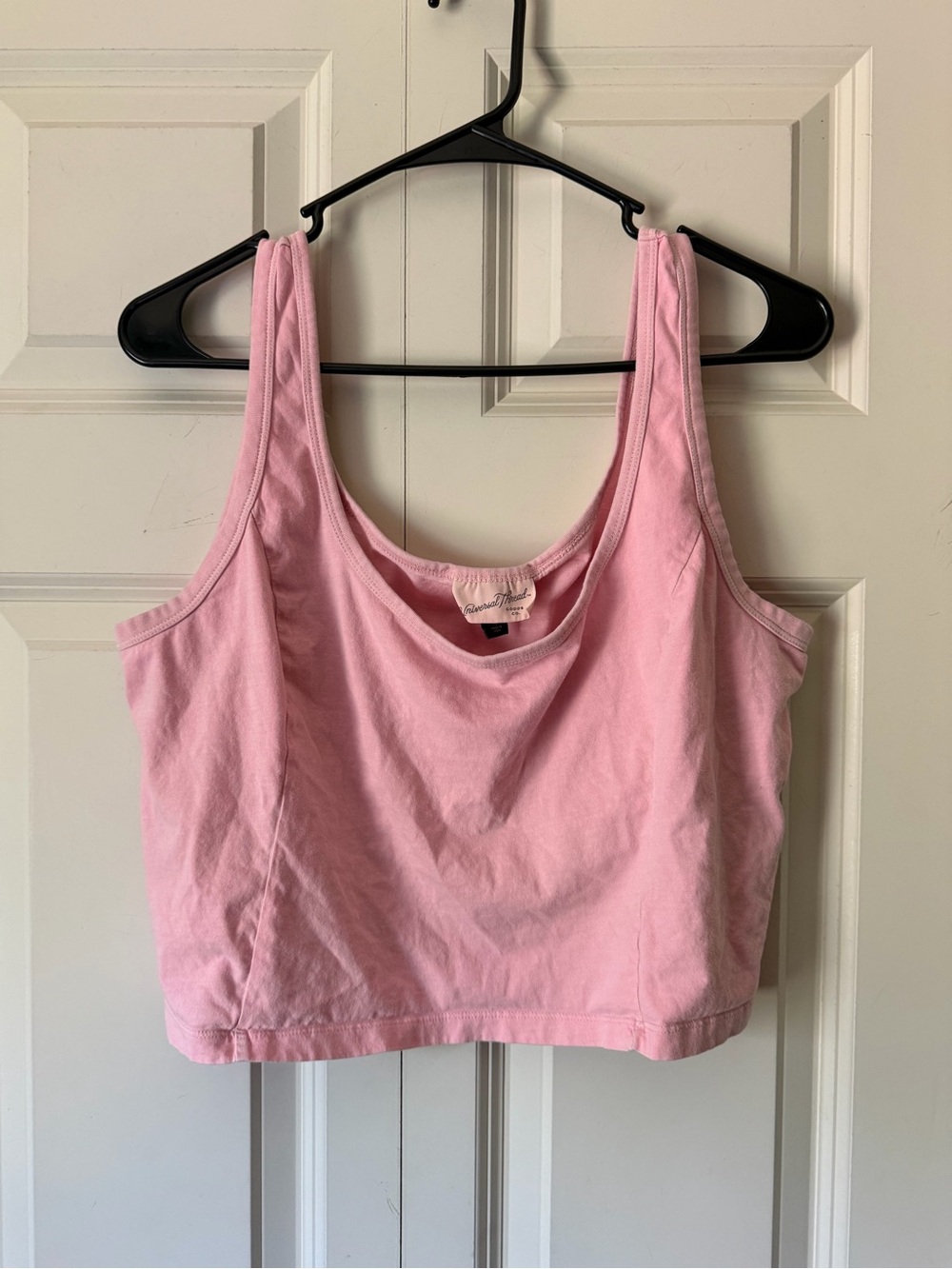 Universal Thread Soft Pink Cotton Cropped Tank